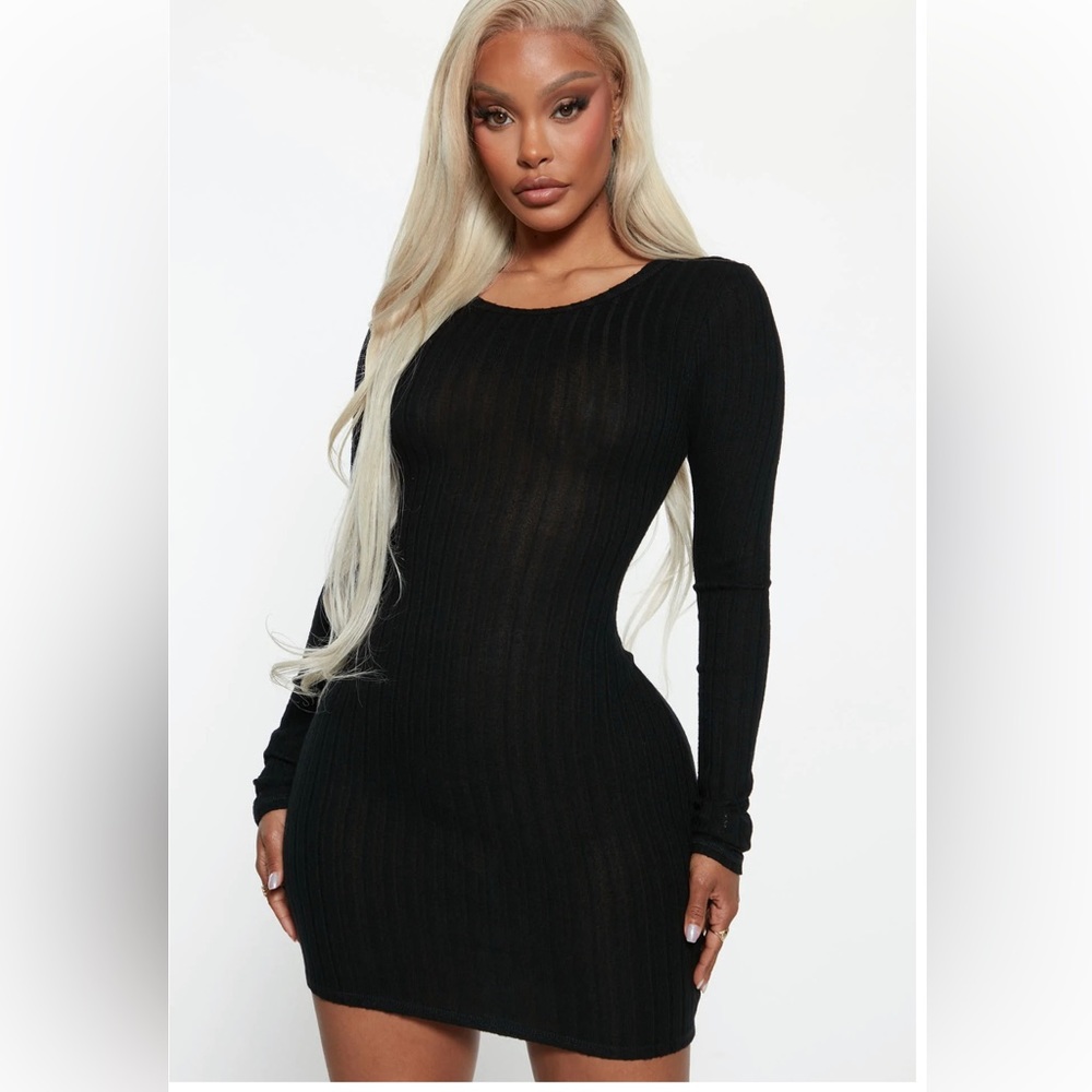 Ribbed Mini Dress